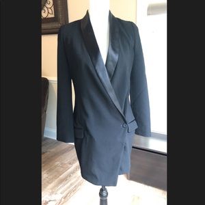 Haute Hippie Blazer Dress in Black